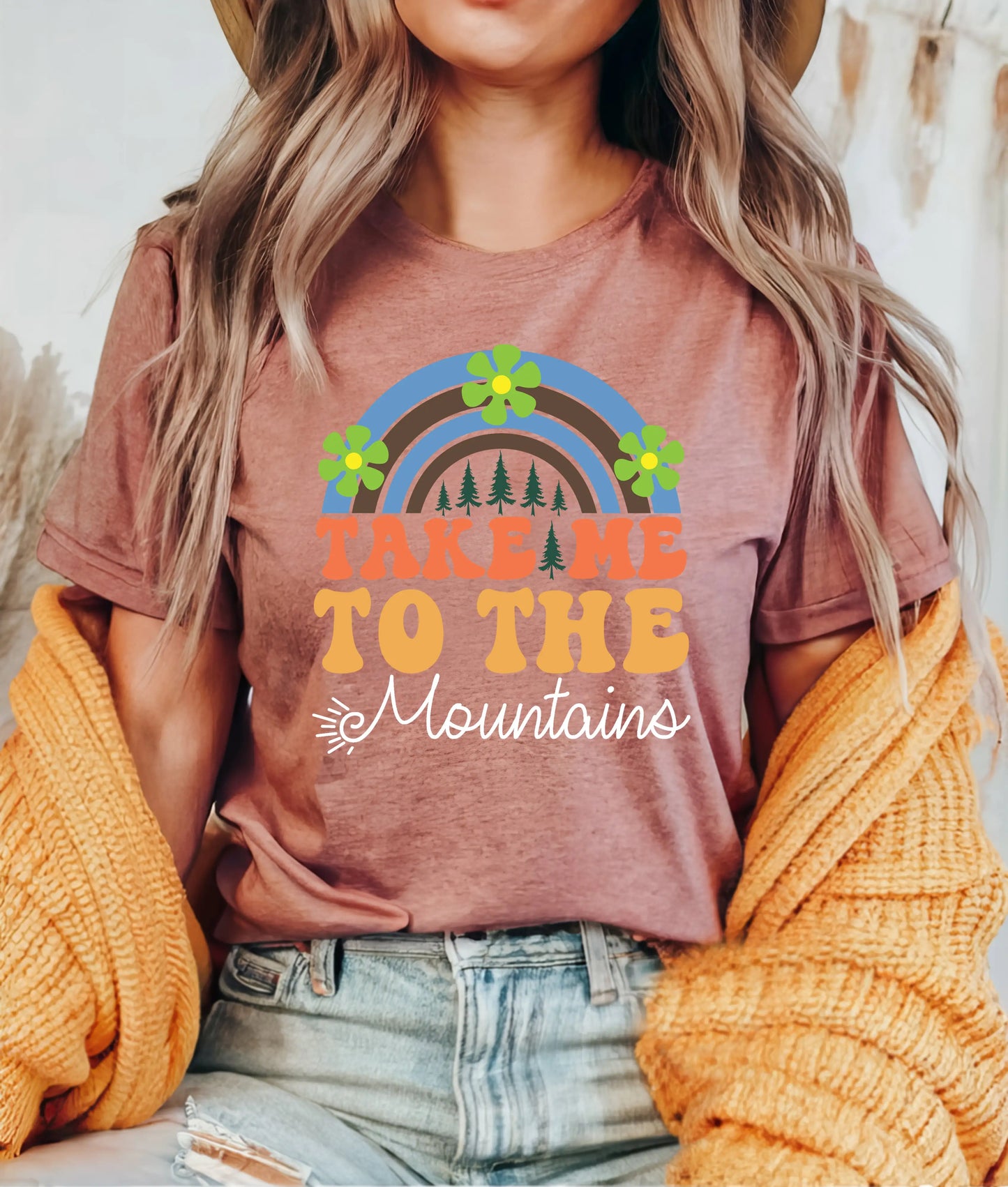 Take Me To The Mountains Shirt, Retro Adventure Lover Shirt, Travel Shirt, Camp Shirt, Hiking Shirt