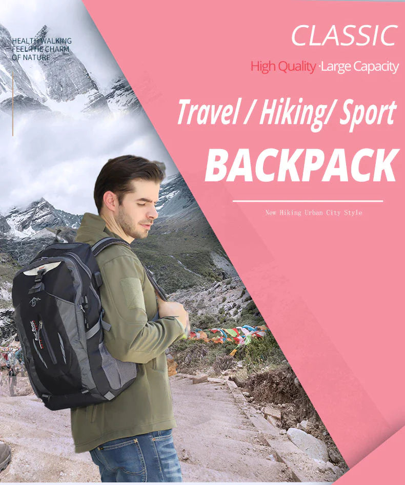 40L Travel Backpack for Adventurers
