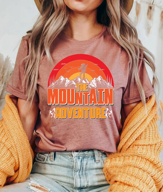 The Mountain Adventure Shirt, Adventure Lover Shirt, Travel Shirt, Camp Shirt, Hiking Shirt
