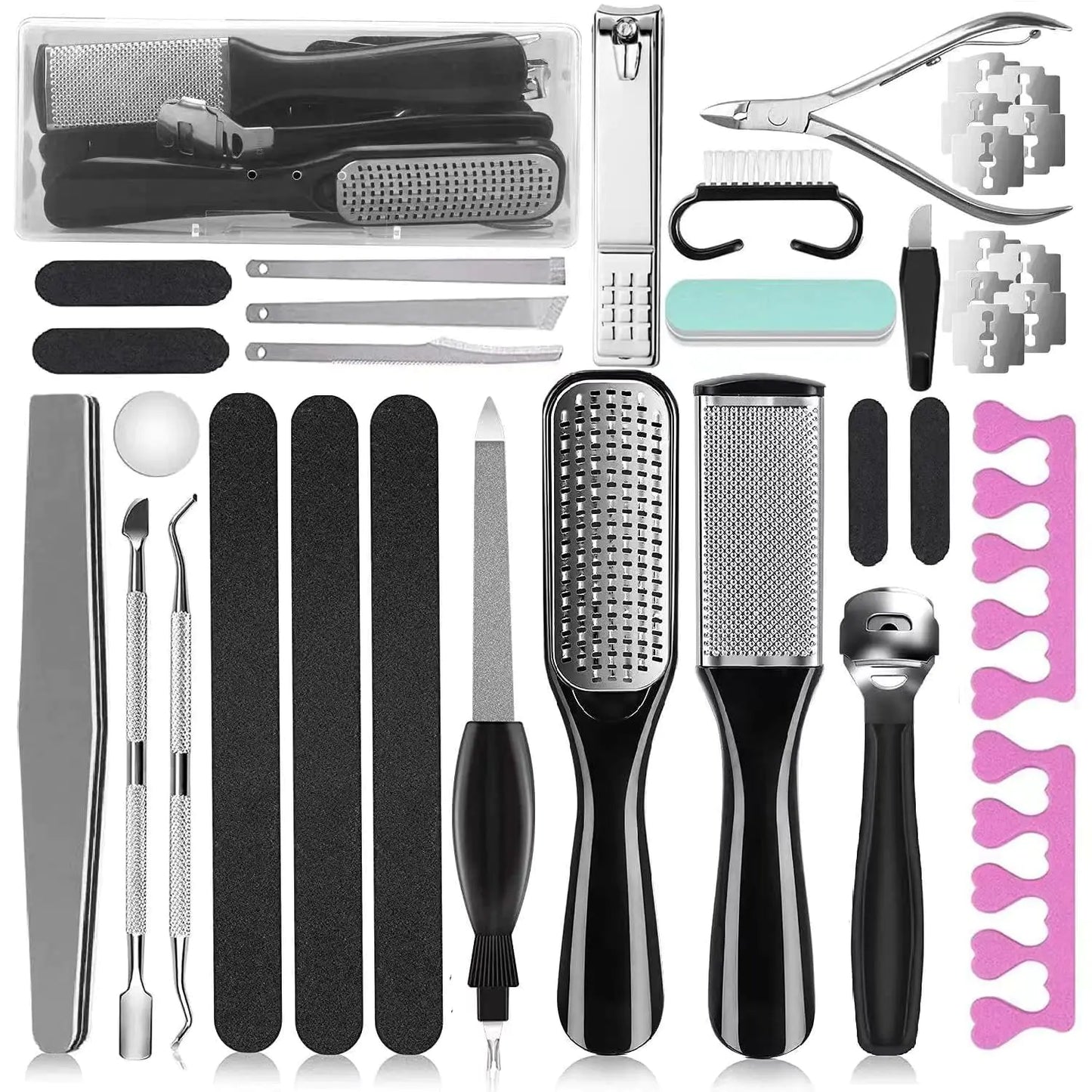 36-in-1 Pedicure Kit for Travel Enthusiasts