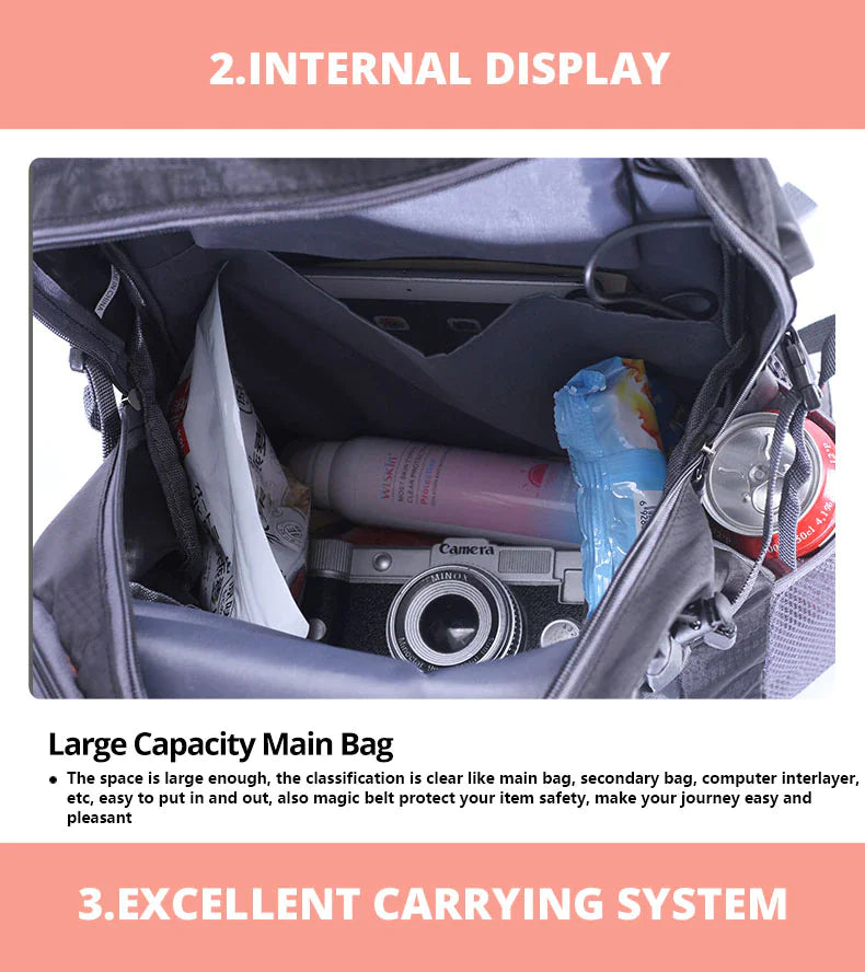 40L Travel Backpack for Adventurers